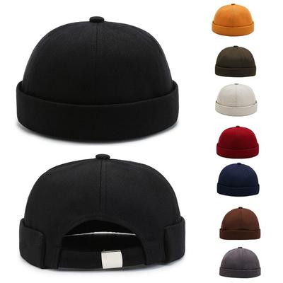 Pălărie Bumbac Fără Bor Respirabilă Căciulă Tip Docker Beanie pentru Streetwear Unisex