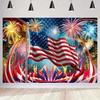 American Independence Day Theme Festival Party Decorations 250th Anniversary Celebration Cup Plate Tableware Background Supplies