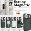 2 in 1 Leather Case For iphone 17 Air 16 Promax 15 Pro Max 14 Plus 13 12 Magnetic Magsafe Cards Holder Card Slots Phone Cover