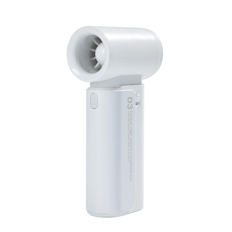 

4000mAh Handheld Fan USB Rechargeable Portable Cooling Device with Lanyard 3 Speed Fan for Indoor Outdoor Use 1