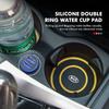 MYMX8 For KIA 2PC Car Coaster Water Cups Slot Non-Slip Pads Auto Interior Accessories Cerato Proceed Venga Stonic Picanto Sorento K5