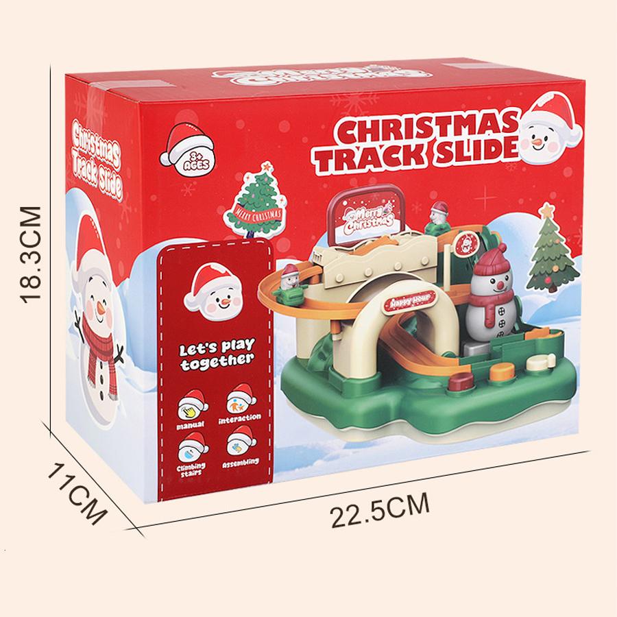 

Racing Rail Car Model Educational Toys Children Track Adventure Game Brain Mechanical Interactive Train Christmas Toy