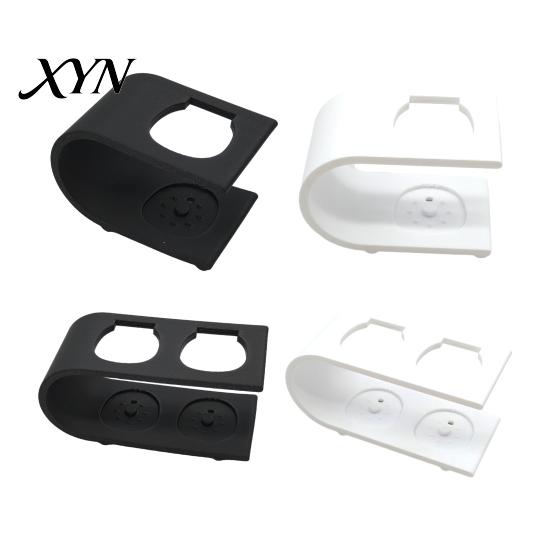 Compact Toothbrush Storage Holder 3D Printed Rack, Two-Position Holder, Draining Stable Hollow Stand for Dryness, Bathroom Organizer Rack