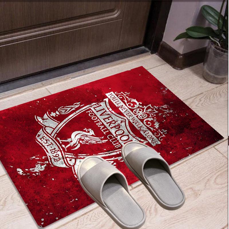 Football Club Pattern Rug, Indoor/Outdoor Mat, for Picnic, Gameroom, Bedroom, Office, Living Room, Home Decor Carpet, Birthday Gift