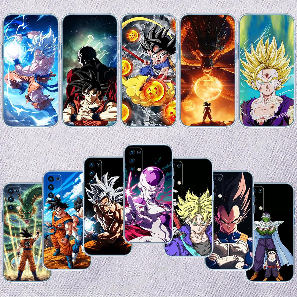 Dragon Ball Goku Transparent Phone Case for Motorola Moto G7 G8 G9 G84 G85 G73 G24 G15 Z2 Play Power Plus