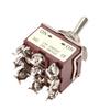 On ON 2 Position Toggle Switch 3PDT 9 Pin 12mm 15A250VAC