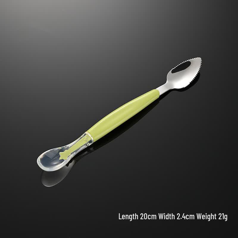 Qianxing Baby Double-Headed Fruit Puree Spoon Set