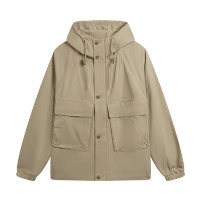 Li Ning Sports Lifestyle Series Hooded Logo Letter Casual Jacket Men Jackets AFDW799-3