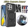 Armor Slide Camera Funda For Xiaomi Poco F8 Pro 5G Case Magnetic Ring Holder Stand Cover For Poco F8 F 8 8F Pro PocoF8 Ultra 5G