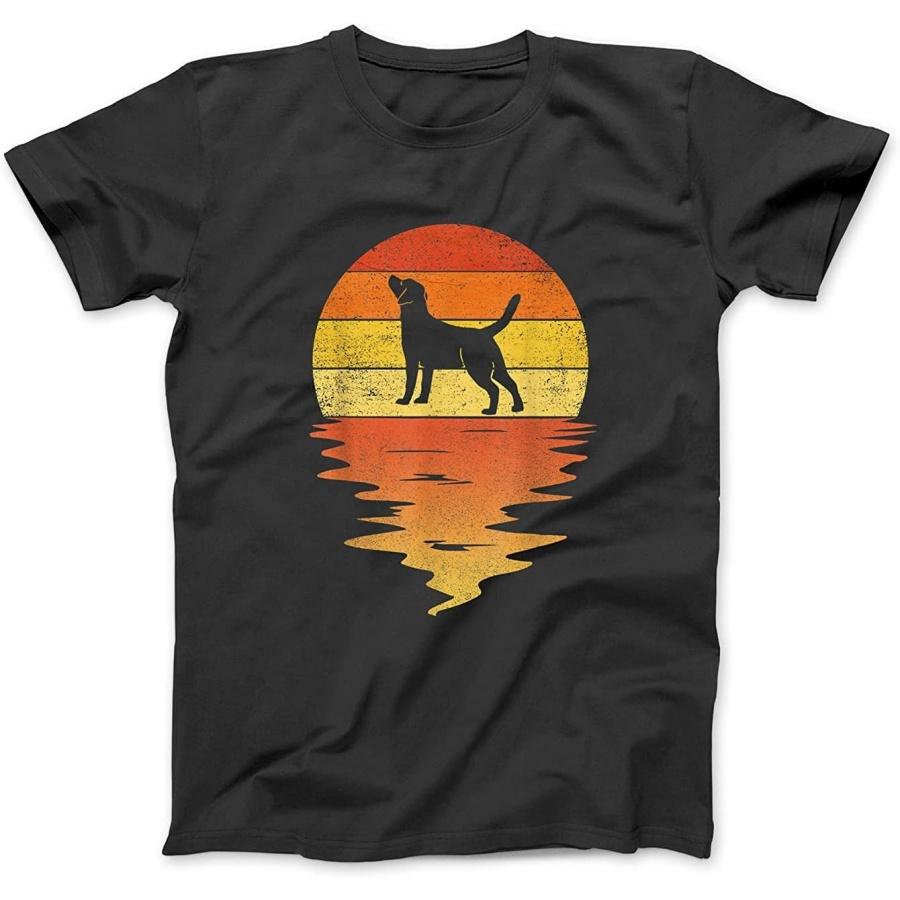 Labrador Retriever Vintage Retro Sunset Labrador Retriever T-Shirt WTE Mens Womens Sweatshirt Hoodie Longsleeve Black XXXXXL разноцветный