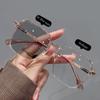 New Women Photochromic Reading Glasses Men Female Retro Far-sighted Eyeglasses Trendy Smart Color Changing Sunglasses Presbyopia