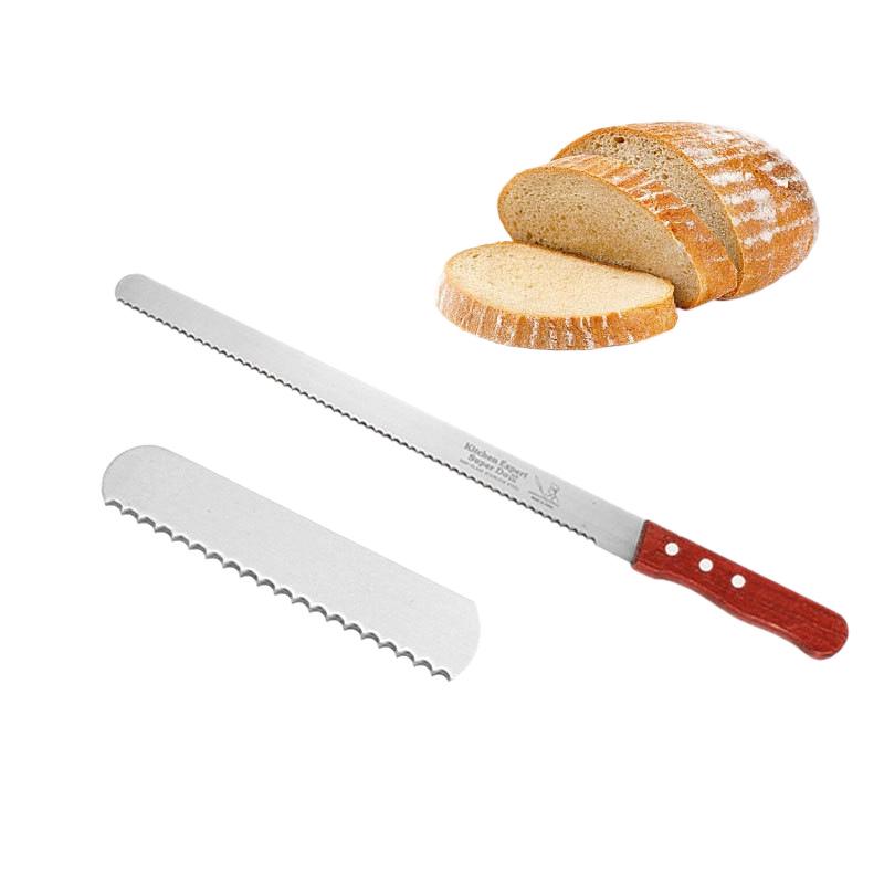 Stainless Steel Crumb-Free Serrated Bread & Cake Knife