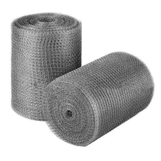 Anti-Rat Stainless Steel Mesh Double Layered Mesh Trap Rodent Control Netting Anti Slug Snail Barrier for Garden Chicken Coop