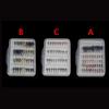 40PCS/Box Fishing Fly Set Nymph Midge Bead Head Larvae Pupa Stonefly for Trout Fly Fishing