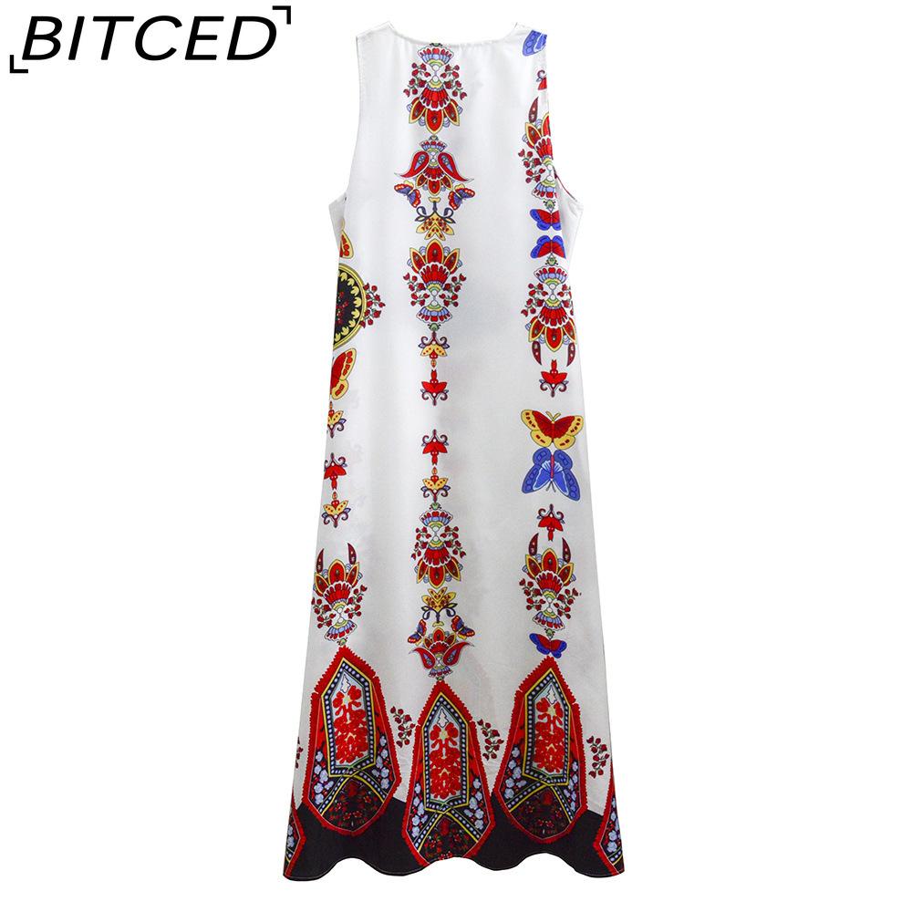 BITCED Women's Summer Loose Sleeveless Dress