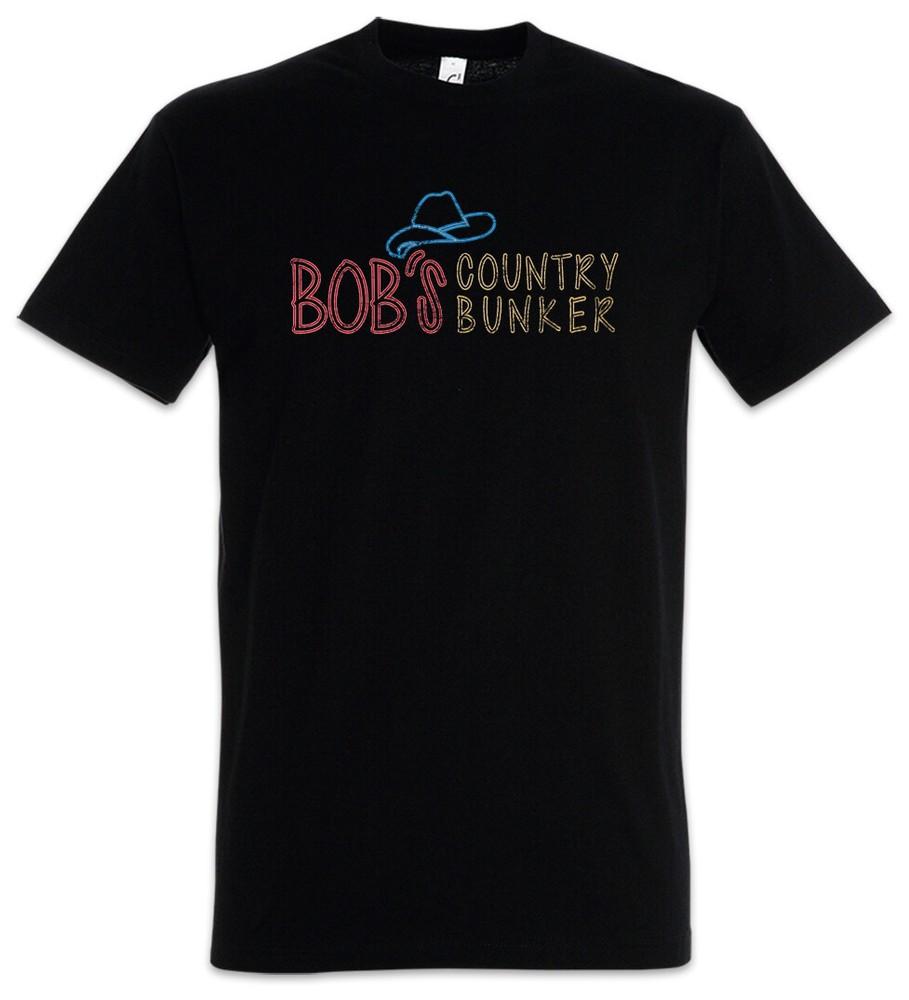 

Bob s Country Bunker Men s T-Shirt Blues Bar Restaurant Club Brothers Symbol L