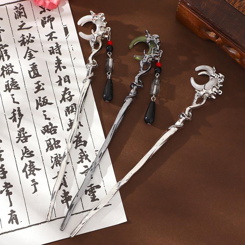 Halvmåneformede hårnålerSpiralfjær-hårnålerBarnehårnåler med vanndråpeperlerPerleblomst Hårtilbehør