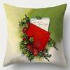 Home Decor Christmas Pet And Holiday Themed Cushion Covers Pattern Cushion Cover Suitable For Sofa Bedroom Car Pillow Cover