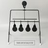 Cross-border Metal Iron IDPA Gravity Target with Quick Release, 4-Position Rotation, and Training Stickers
