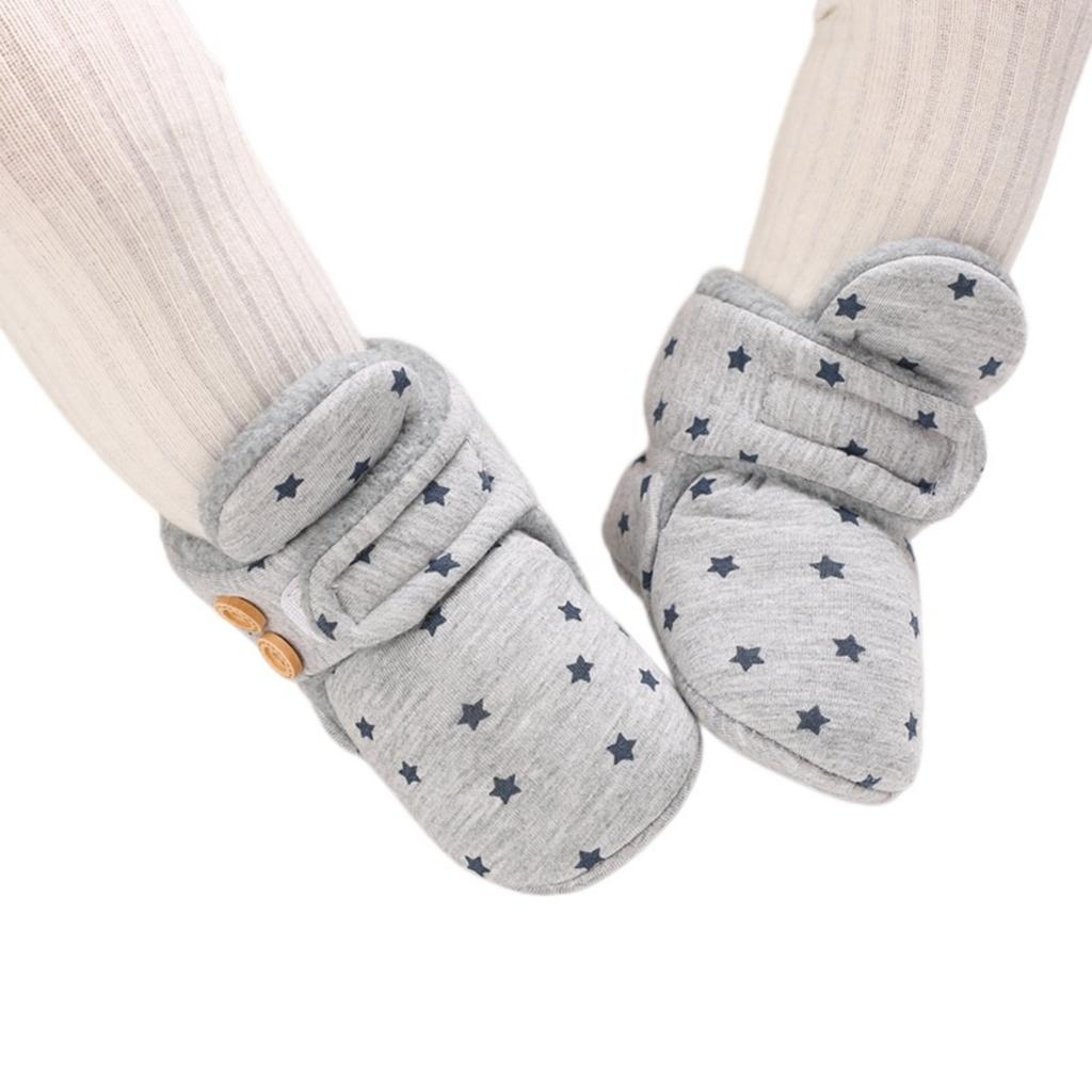 Baby Soft Shoes for Boys Girls 0-12 Months, Warm Casual Infant Shoes