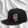 Colorful Skater Skeleton Snapback Baseball Cap Polyester Adjustable Street Style Casual Hat for Adults