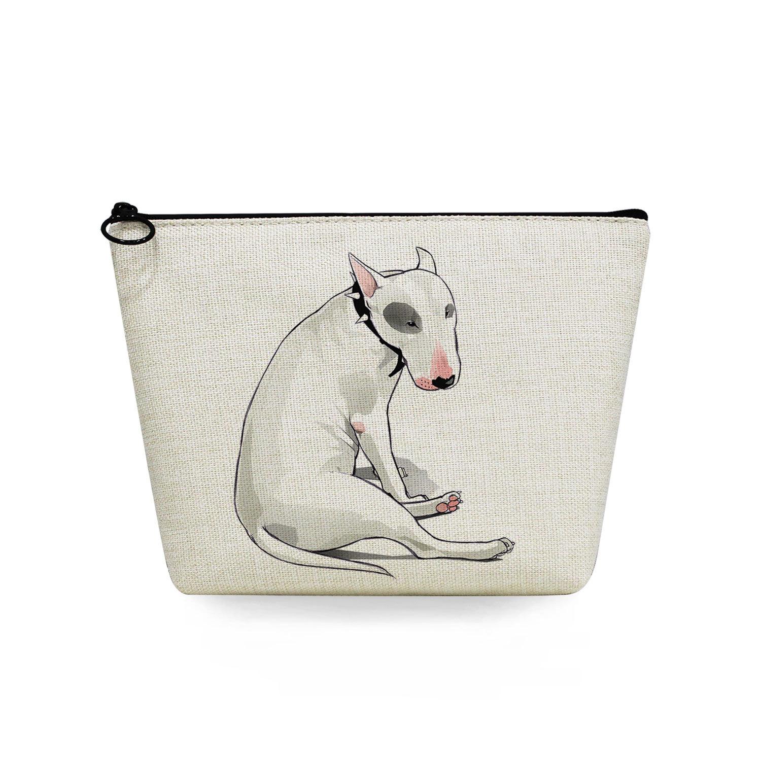 

Women Dog Print Cosmetic Bag Toiletries Organize Travel Storage Case 6730