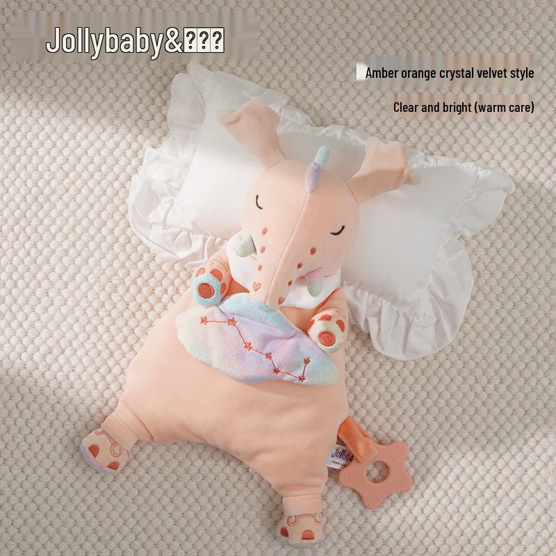 

Jollybaby Съедобное плюшевое комфортное одеяло и кукла-помощник для сна, подарочный набор для новорожденных