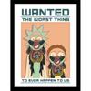Rick And Morty Glory To Glorzo-Wanted Framed Poster