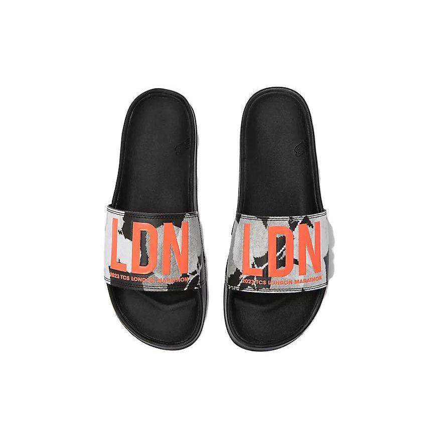 New Balance NB 200 Comfortable Slide Sandals Unisex Footwear Black SUF2002L