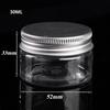 5ML-500ML Dark Brown Refillable Bottle Portable Glass Split Bottle Circular Tea Face Cream Bottle Travel Cosmetic Container Can