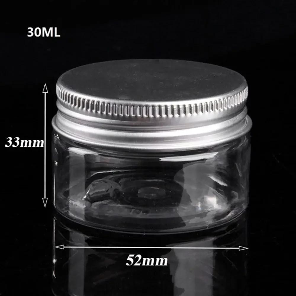 5ML-500ML Dark Brown Refillable Bottle Portable Glass Split Bottle Circular Tea Face Cream Bottle Travel Cosmetic Container Can