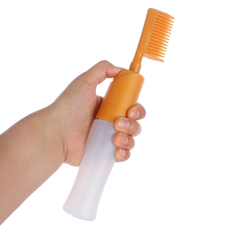 80Ml Hair Dye Bottle Applicator Comb Dispensing Salon Hair Coloring Dyeing Tool