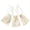 12 Stücke Leinen Jute Tuch Sack Schmuck Beutel Kordelzug Geschenktüten Hochzeit Gunsten taschen