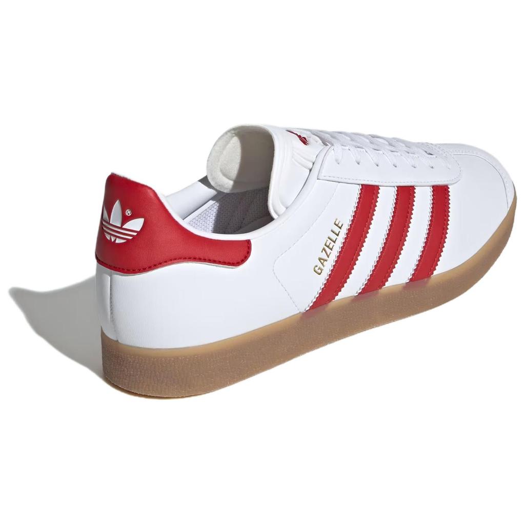 Adidas Gazelle Leather 'White Red Gum' IH0377