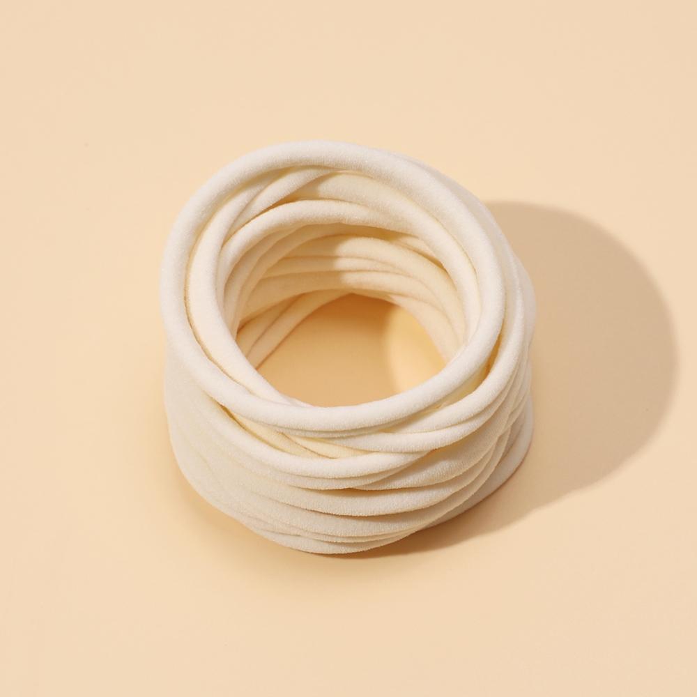 20 Stück/Los Baby Mädchen DIY Nylon Stirnbänder Weiches Spurloses Dehnbares Stirnband für Kinder Haarband Mädchen Elastische Haarschmuck