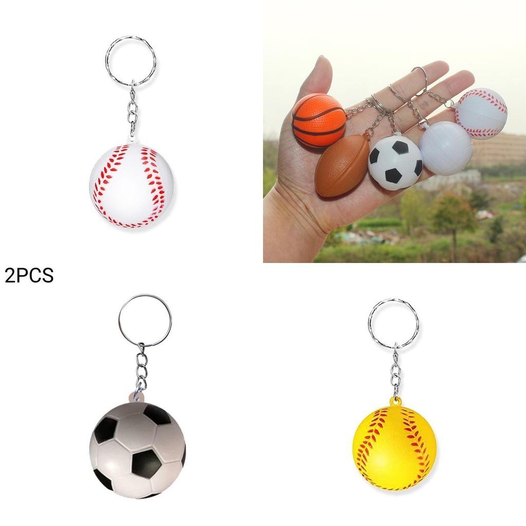 Bestseller Pu Basketball Schlüsselanhänger Schaumstoff Fußball Kindersportspielzeug Dekorative Hängeornamente Aktives Souvenir