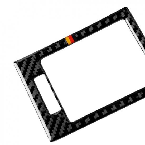 Kohlefaser Armaturenbrett Seitenlüftungsauslass Verkleidung ein Paar Für Benz C W204 07-10 W