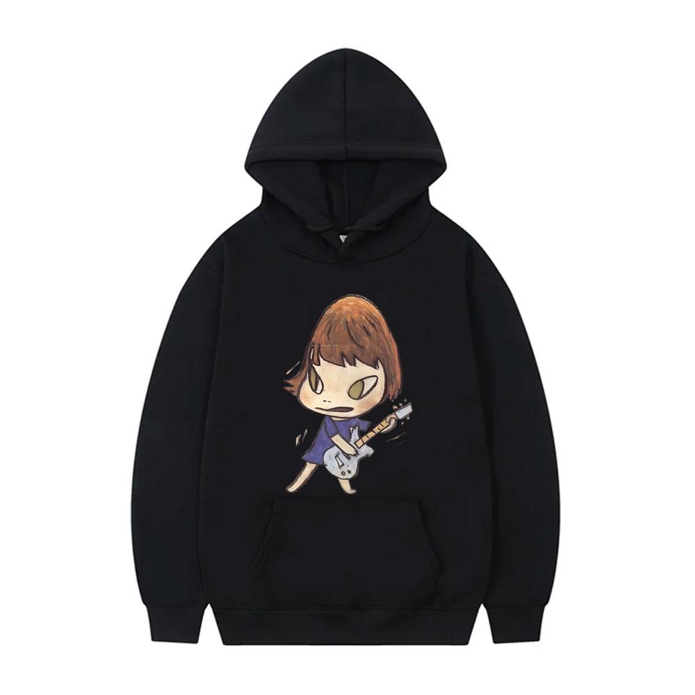 

Yoshitomo Nara Rocker Guitar Graphic Hoodie Men Women Funny Cartoon Oversized Sweatshirt Male Fleece Cotton Long Sleeve Hoodies 3XL