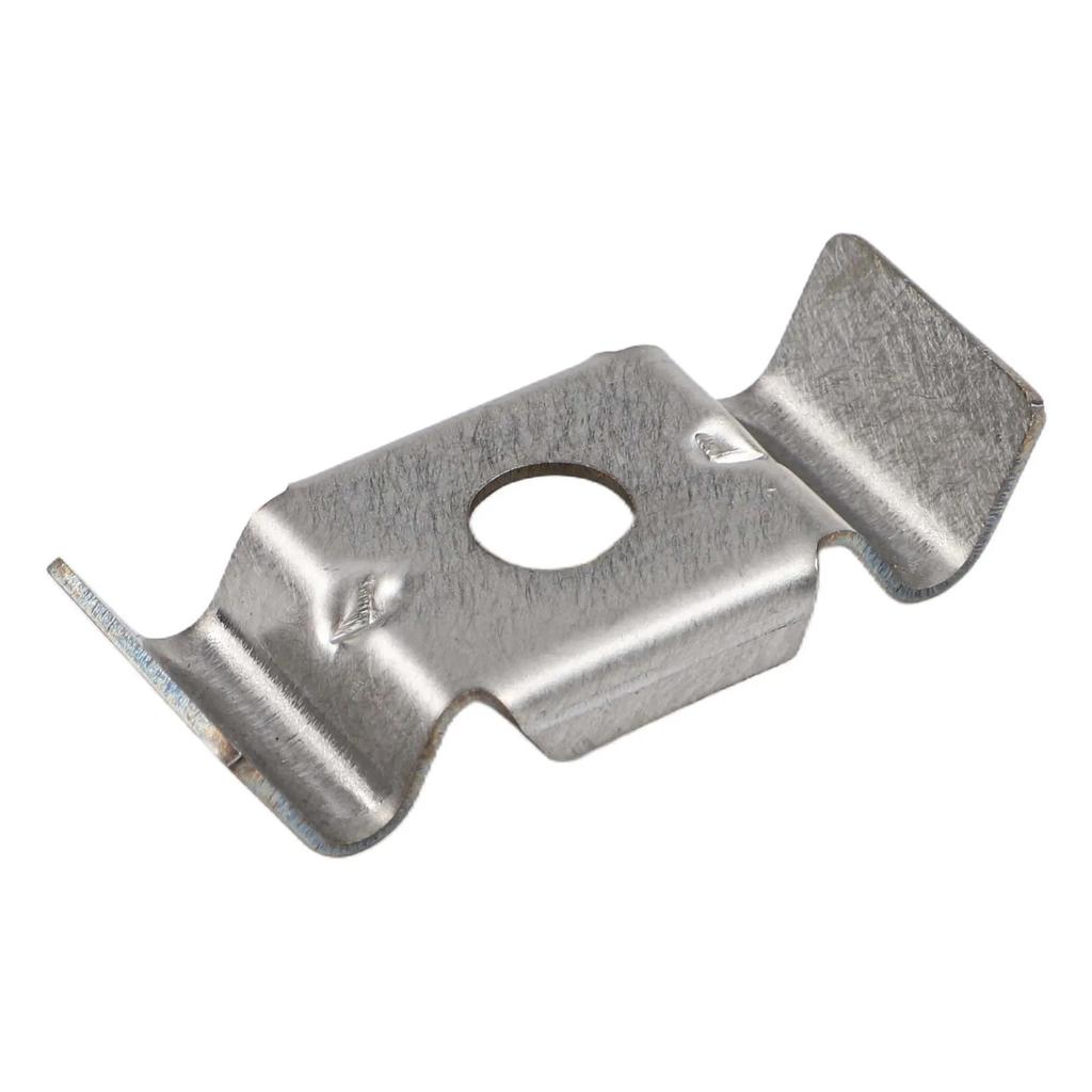 Doppelstangen-Polsterklemme Halterung für Zäune Schmetterlingsform Passend für 28 32mm Öffnungen 10er Pack für Metall- und Holzpfosten