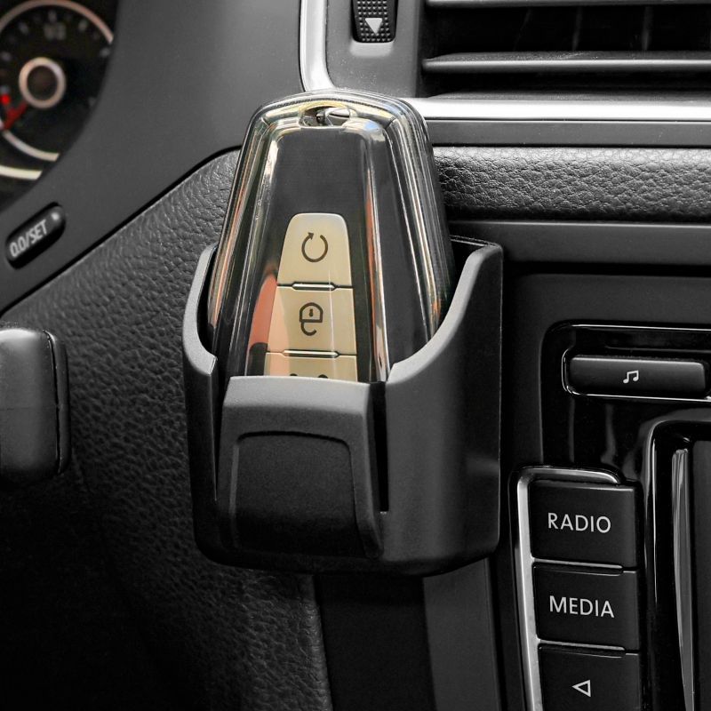 Universeller Auto-Schlüsselanhänger-Clip Armaturenbrett-Organizer Klebehalterung Innenraum-Aufbewahrungsbox Schlüsselhalter für Karten & Schlüssel