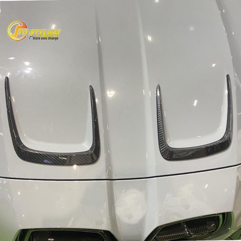 Compatible BMW M3/M4 G80/G82 MP/VS Style Carbon Fiber Hood Vents & Front Canards