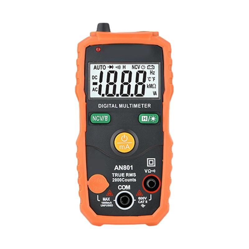 Multifunction Digital Multimete True RMS Handheld High Precisions Tester NCV Votage Current Resistance