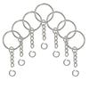 25mm Key Ring with 4-Section Twist Chain, Available In Packs of 50 or 100