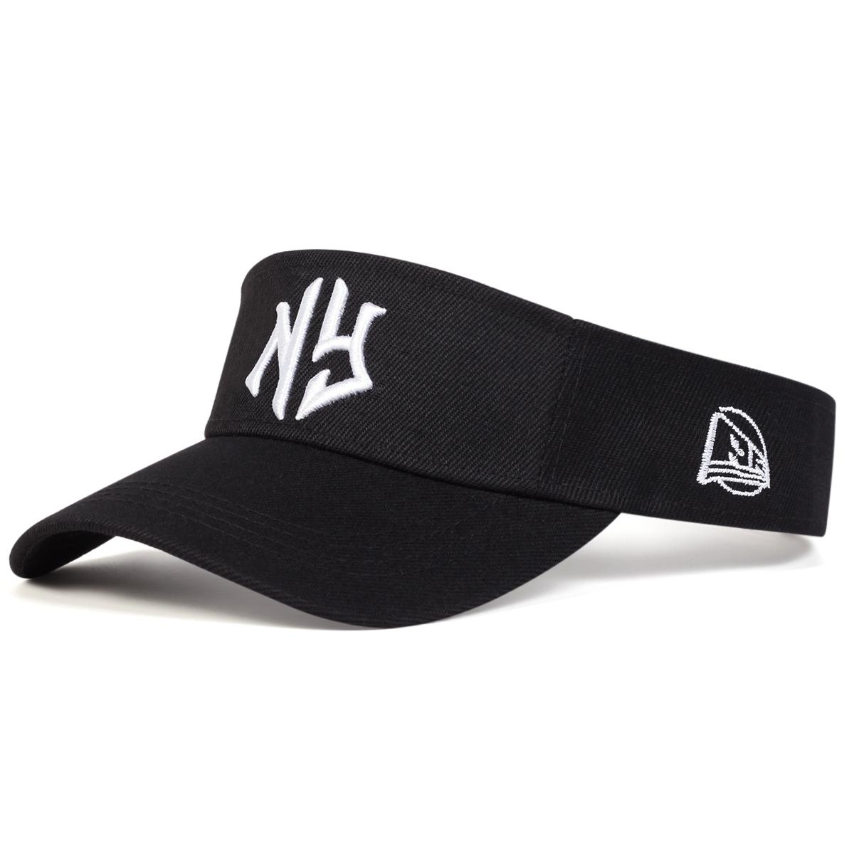 

Бейсболки унисекс с вышитыми буквами и пустым верхом, весенние и летние, регулируемые, повседневные, солнцезащитные шляпы чёрный