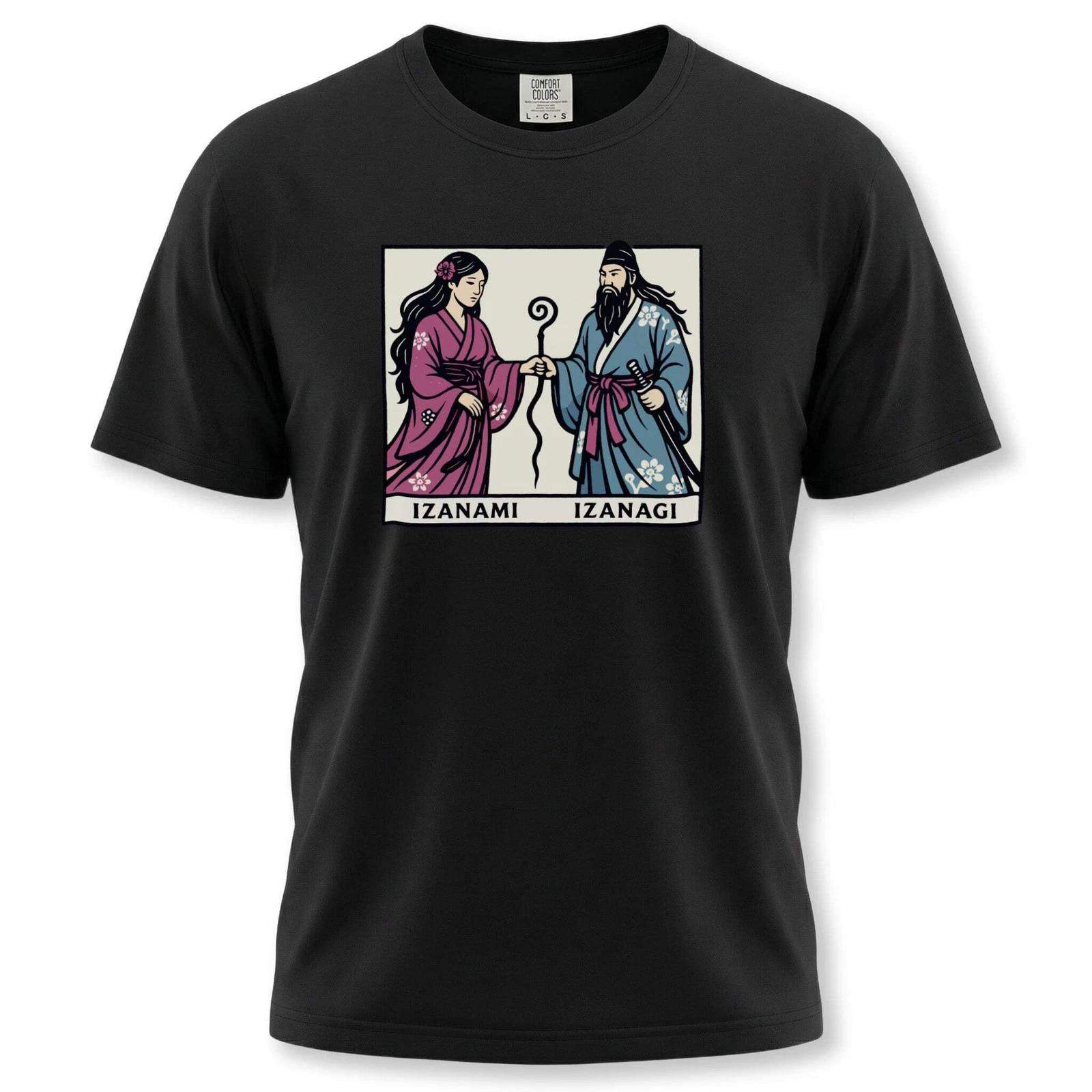 Izanami Izanagi Shinto Japanese Mythology Gods Graphic T-Shirt | Unisex Tee L