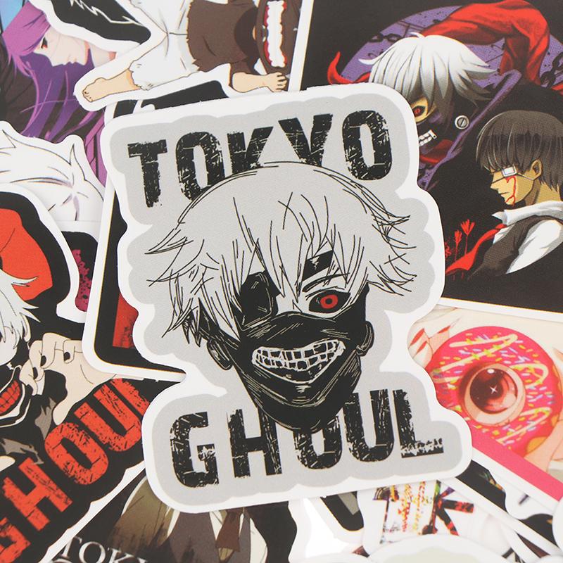 50Pcs Tokyo Ghoul Anime Stickers Waterproof Not Repeating Skateboard Stick`H2 50Pcs Tokyo Ghoul Anime Stickers Waterproof Not Repeating Skateboard Stick`H2