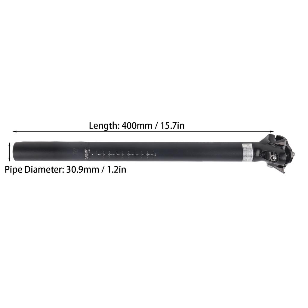 30.9mm Seatpost Seatpost FMFXTR 30.9x400mm Seatpost Aluminum Alloy Saddle Pole Road Mountain Bike Seat Post Tube