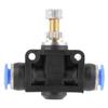 5 pcs set Push In Speed Controller 6mm Pneumatic Air Flow Control Valve Connector