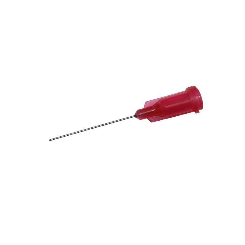 10/25pcs 1.5 Inch Dispensing Needles Syringe Needle 1.5 Inch Length Machine Nozzle Glue Needle Blunt End Threaded Port 14G-27G