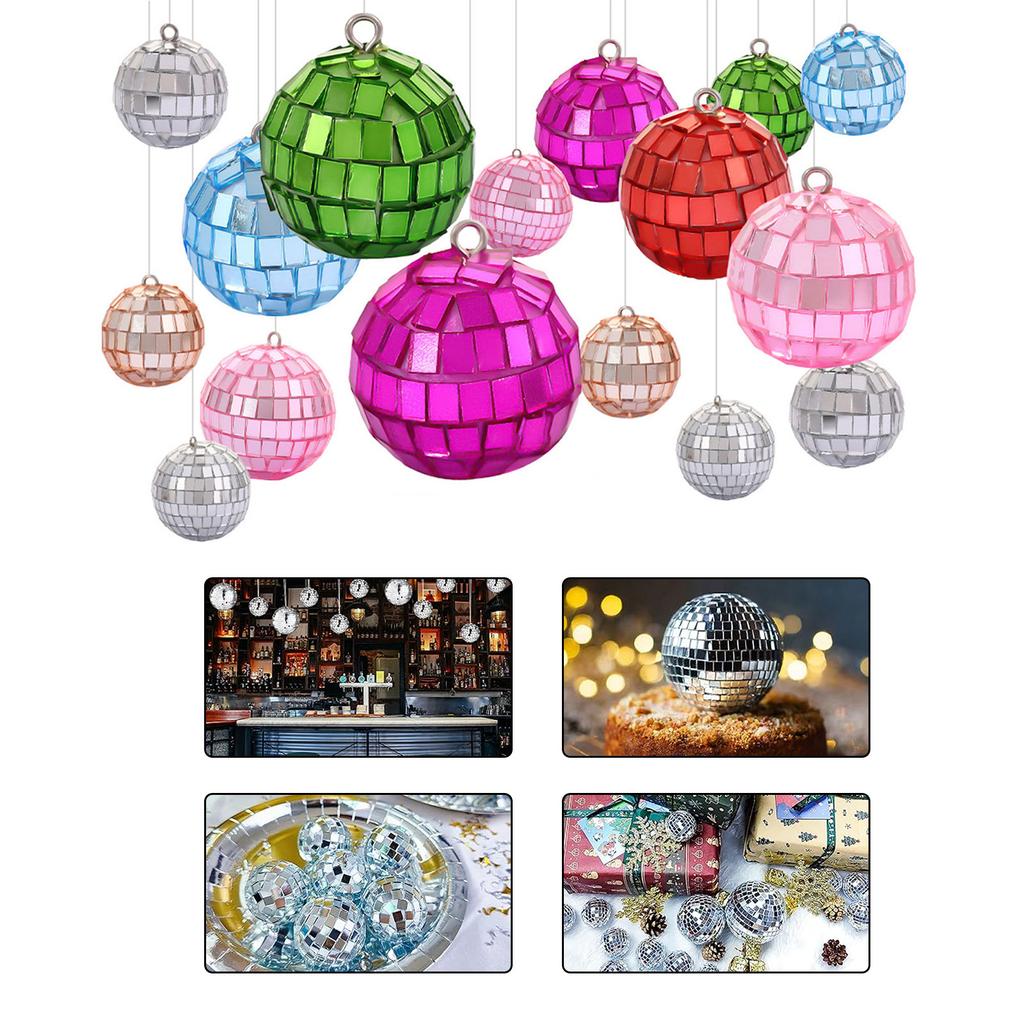 Portable Foam Christmas Decoration Ball With High Reflectivity Hanging Ornament For Party Home Decors